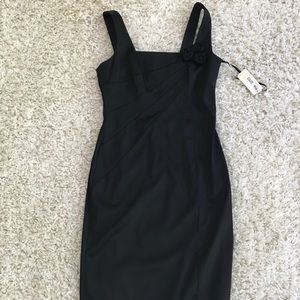 Little black satin dress!